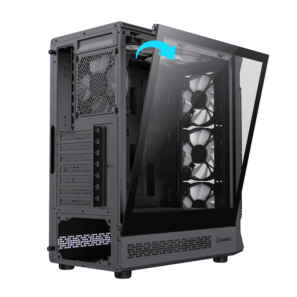 GameMax STARLIGHT 2 AB BLACK Gaming Case - Image 3
