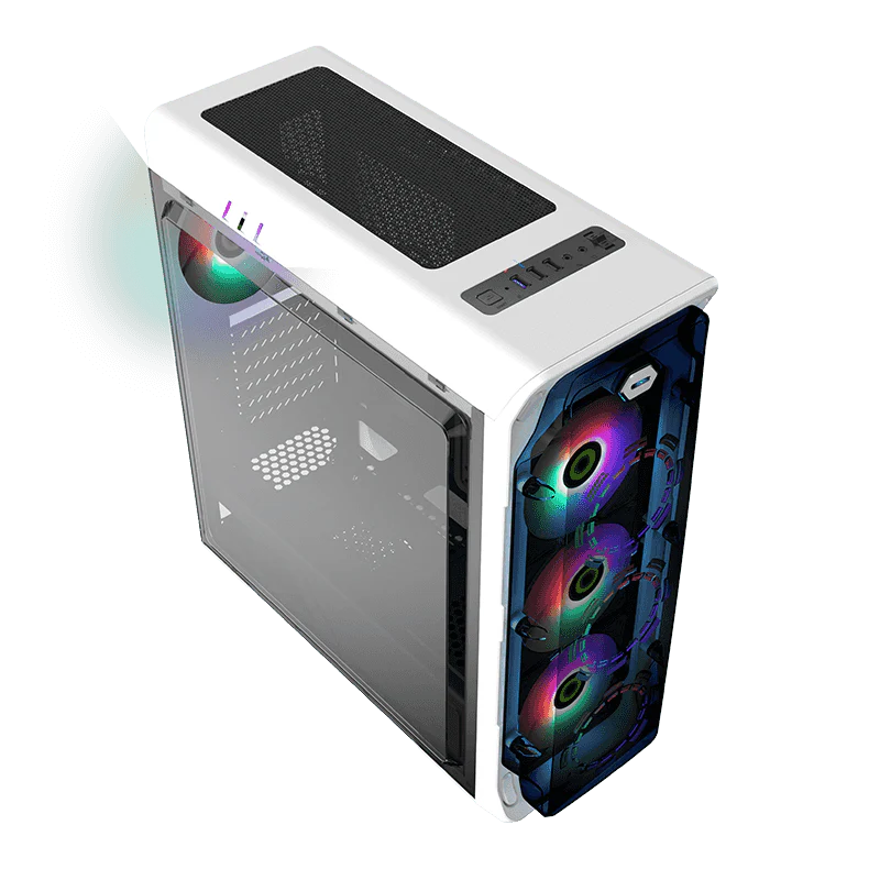 GAMEMAX Starlight FRGB White GAMING CASE - Image 5