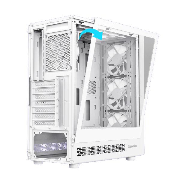 GAMEMAX STORM 2 AW WHITE GAMING CASE - Image 4