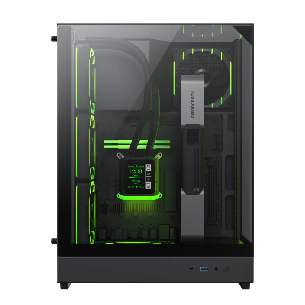 GAMEMAX T20 BK (BLACK) M-ATX GAMING CASE - Image 2