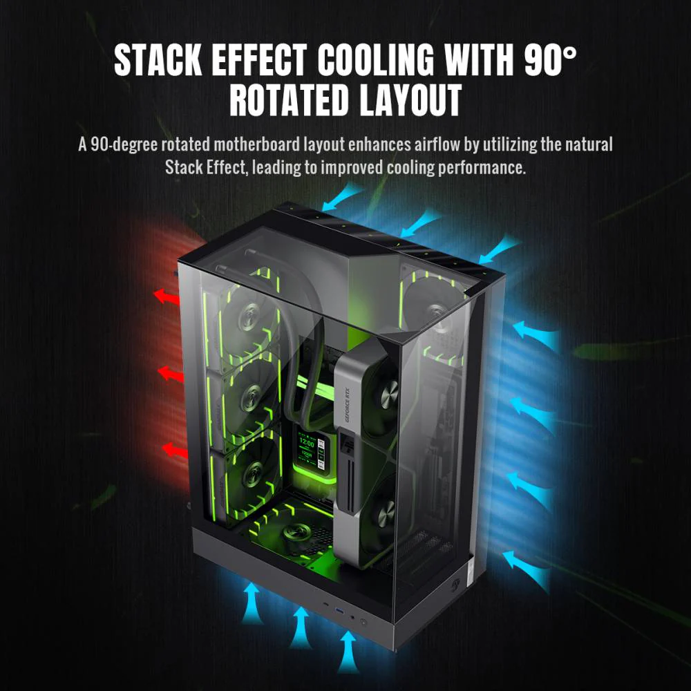 GAMEMAX T20 BK (BLACK) M-ATX GAMING CASE - Image 6