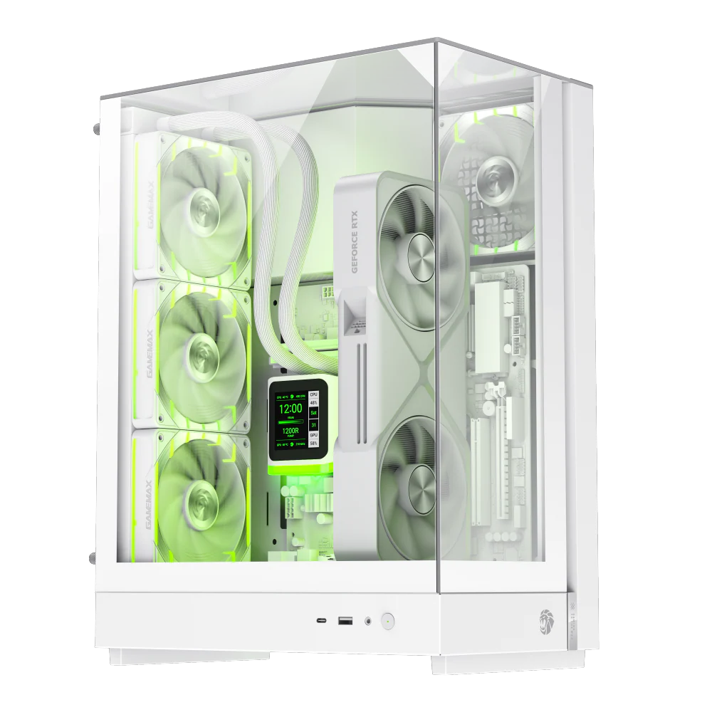 GAMEMAX T20 WH (WHITE) M-ATX GAMING CASE