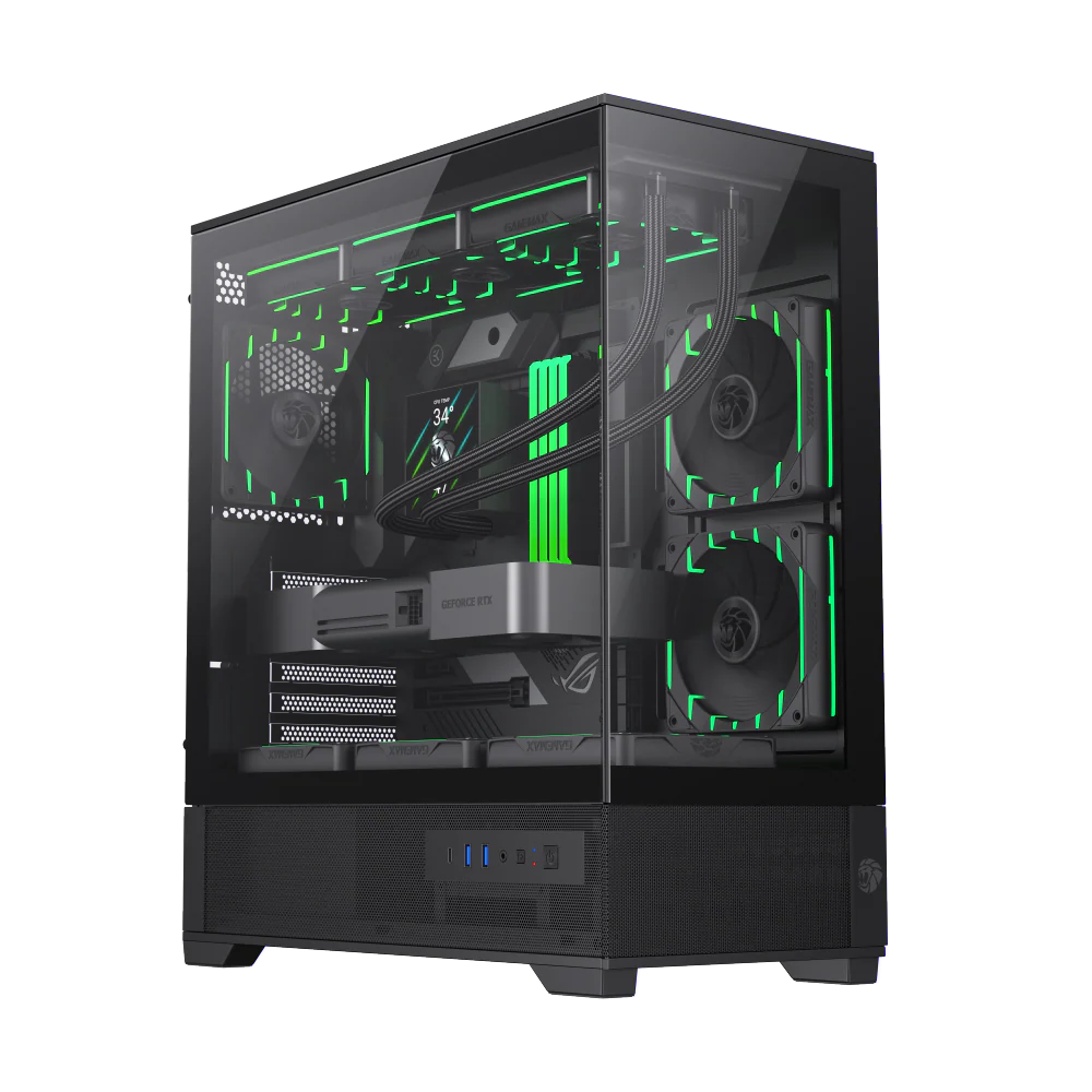 GAMEMAX VISTA 2 AB (BLACK) ATX GAMING CASE