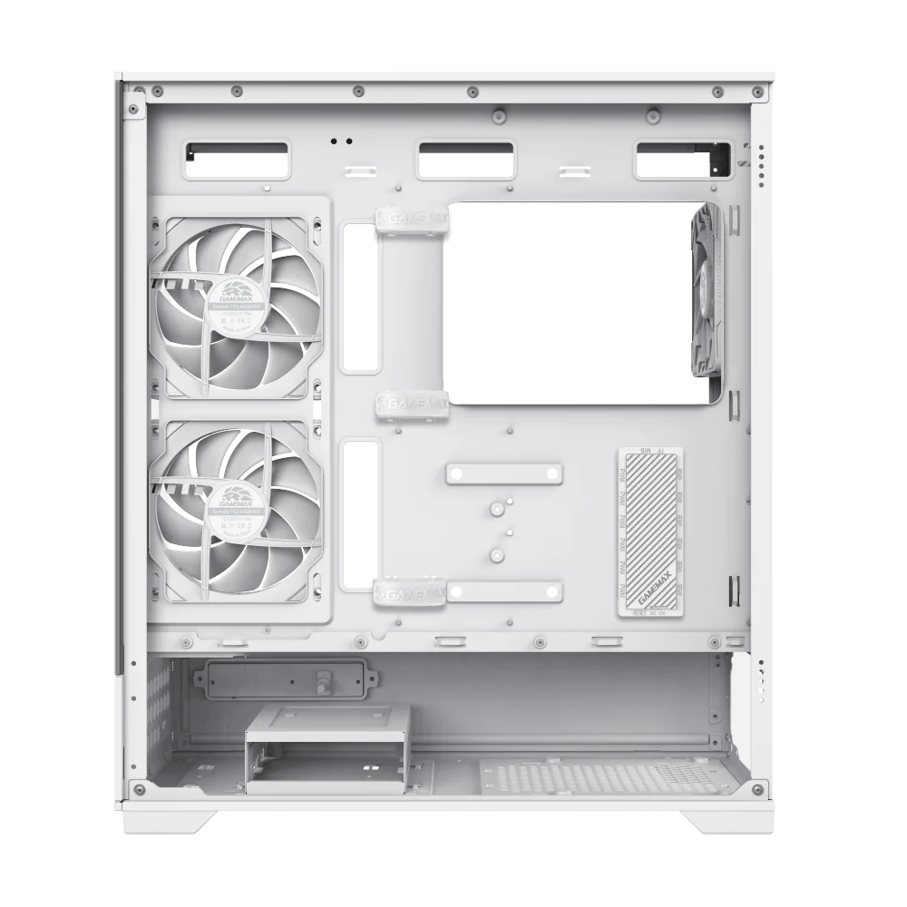 GAMEMAX VISTA 2 AW (WHITE) ATX GAMING CASE - Image 7