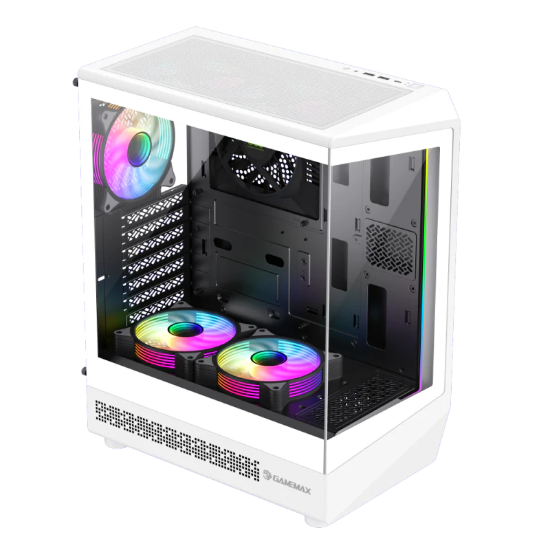 GameMax Vista COC AW Mid-Tower ATX Gaming Case w/ Glass - Image 2