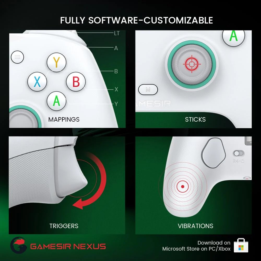 GameSir G7 SE Wired Controller for Xbox Series X|S, Xbox One & Windows 10/11, Plug and Play with Hall Effect Joysticks/Hall Trigger - Image 5