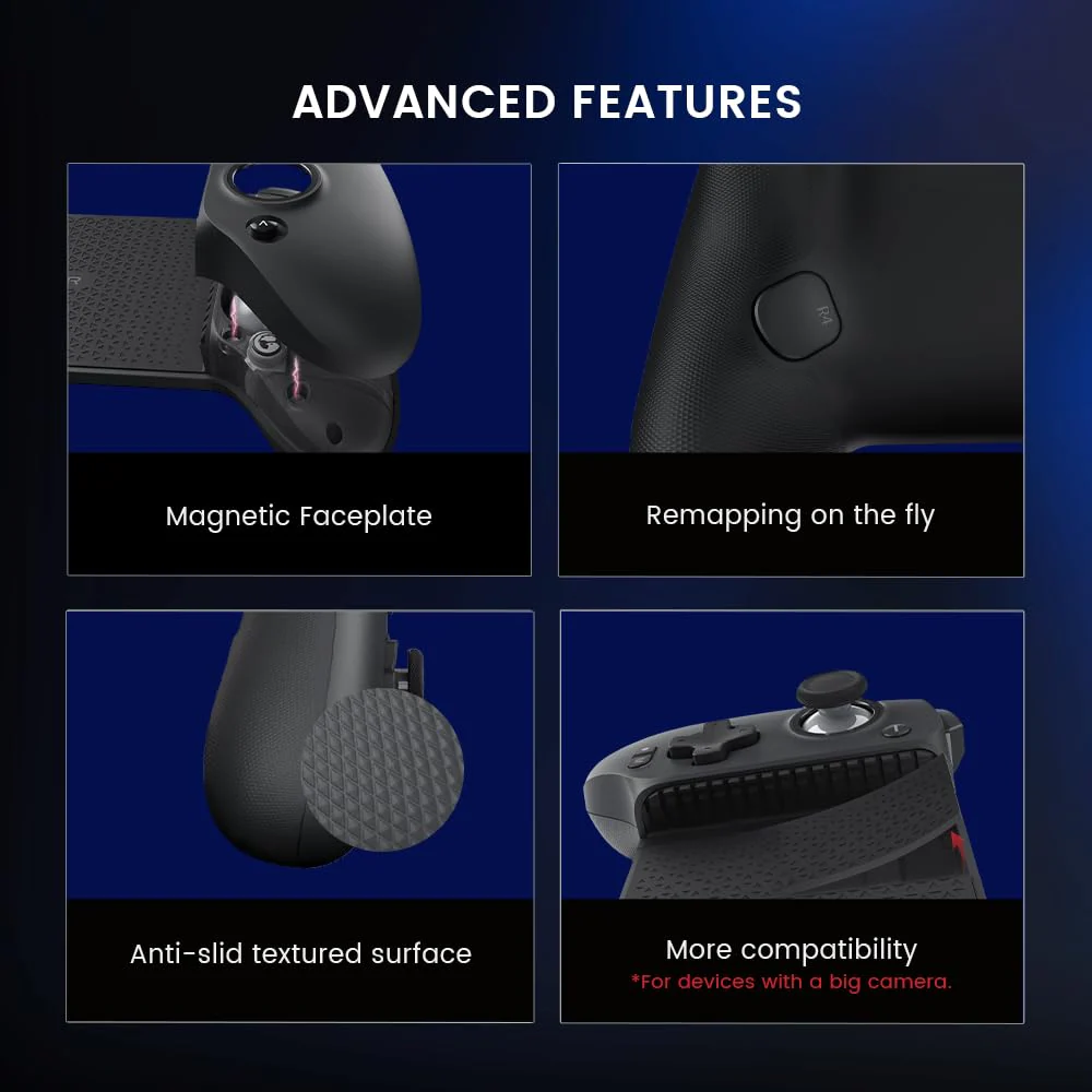 Gamesir G8+ Bluetooth Mobile Gaming Controller Black - Image 3