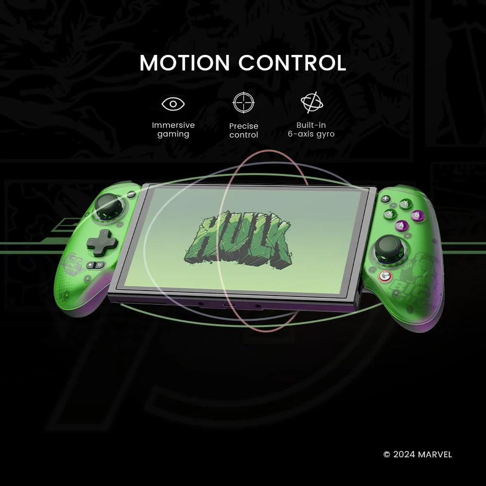 Gamesir G8+ Bluetooth Mobile Gaming Controller Hulk - Image 4
