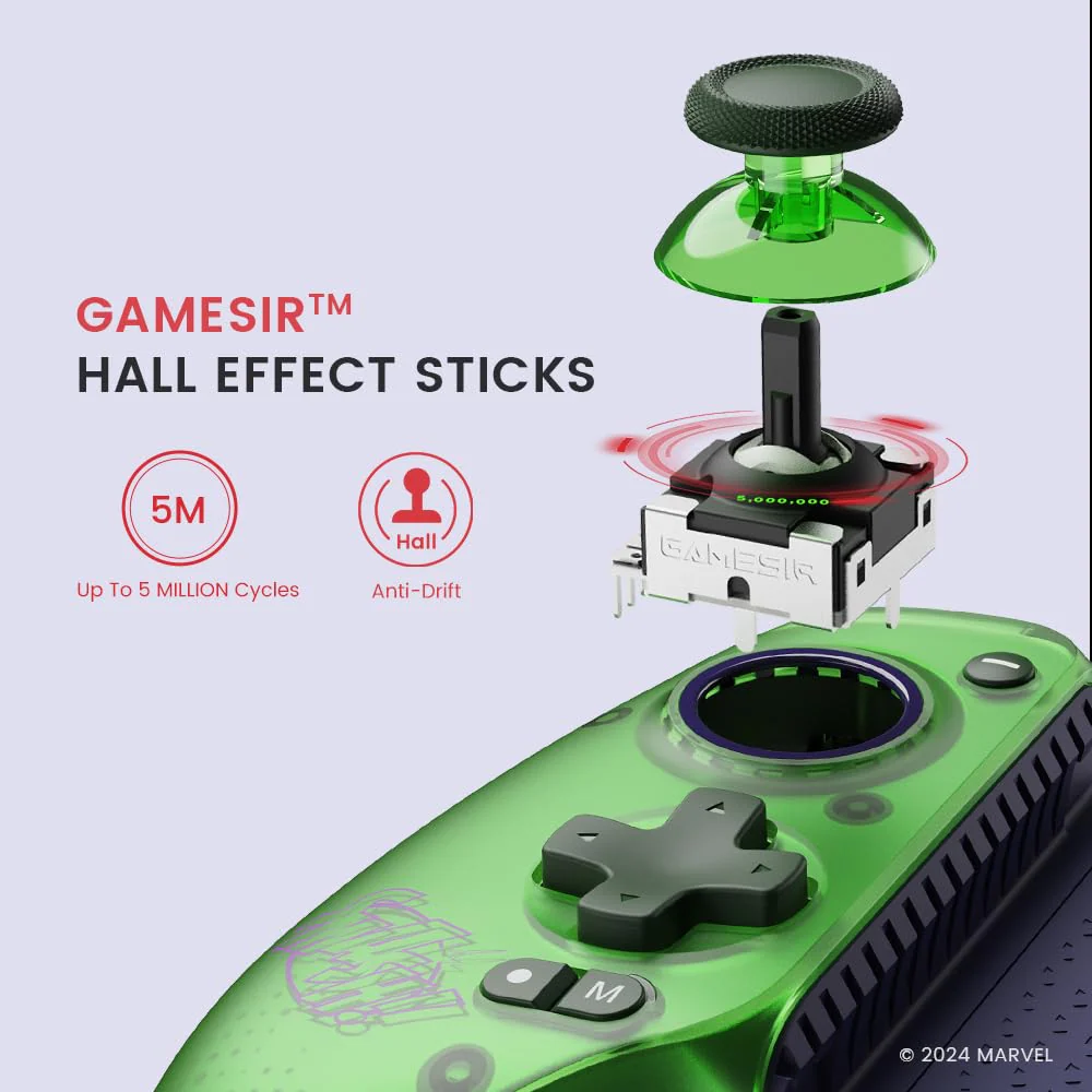 Gamesir G8+ Bluetooth Mobile Gaming Controller Hulk - Image 7