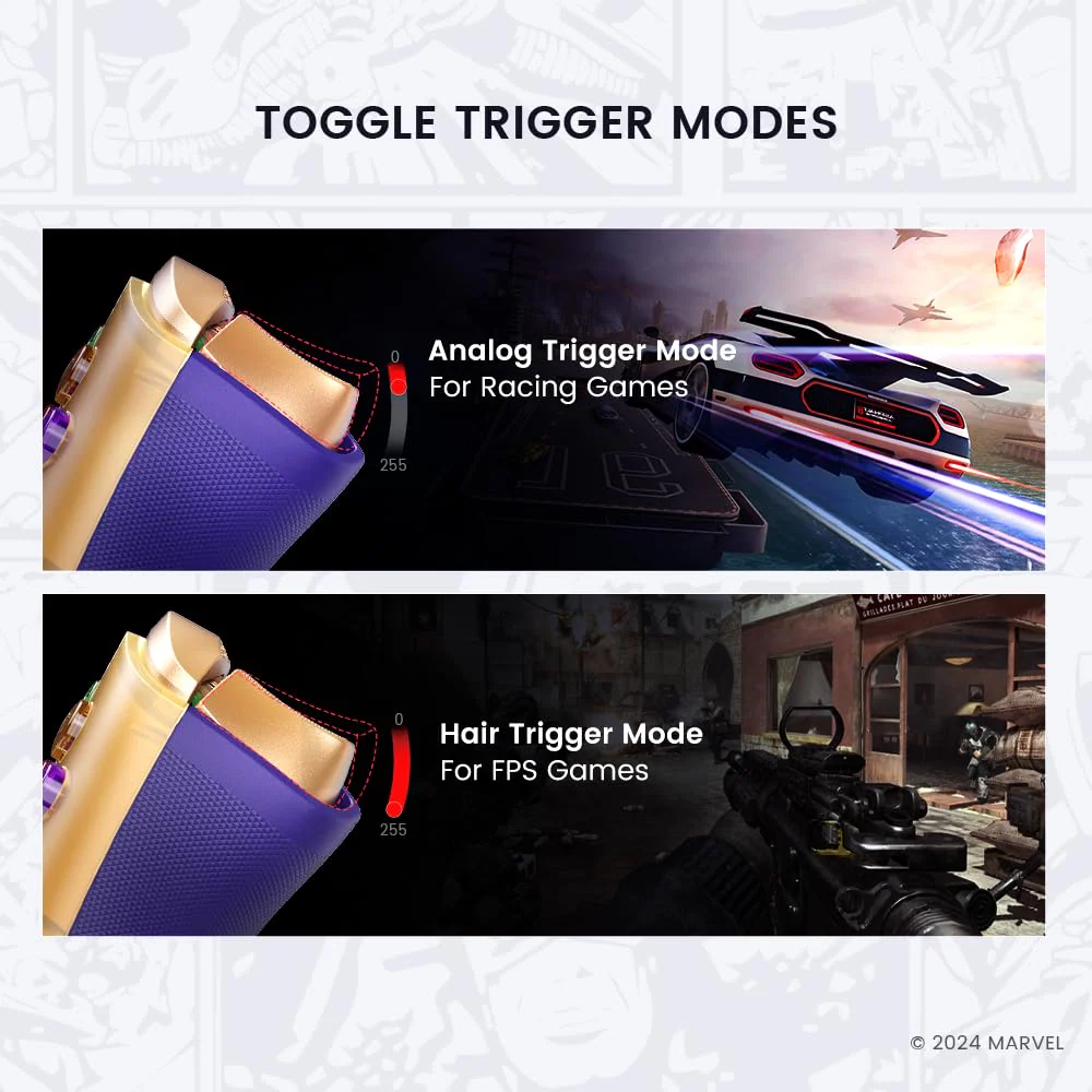 Gamesir G8+ Bluetooth Mobile Gaming Controller Thanos - Image 5