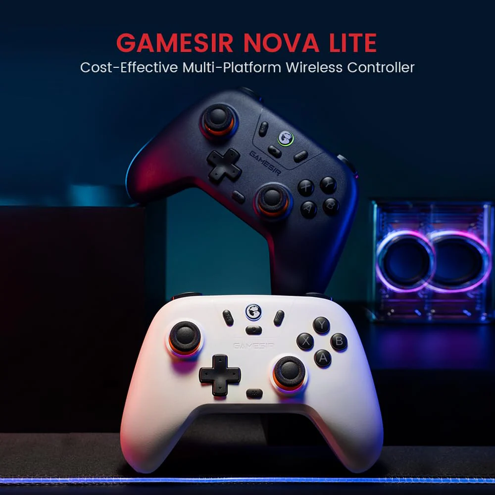 GameSir Nova Lite Wireless Switch Controller Bluetooth Gamepad Stellar White - Image 6