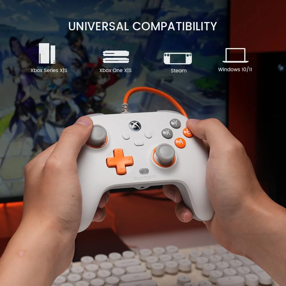 GameSir T7 Wired Controller/Gamepad Hall Effect Joysticks for Xbox Series X|S PC - Blue - Image 7