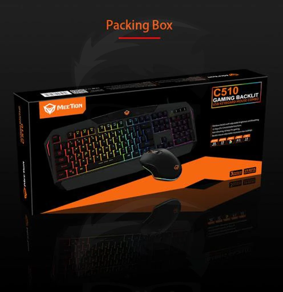 GAMING KEYBOARD+MOUSE BACKLIT MT-C510 - Image 2