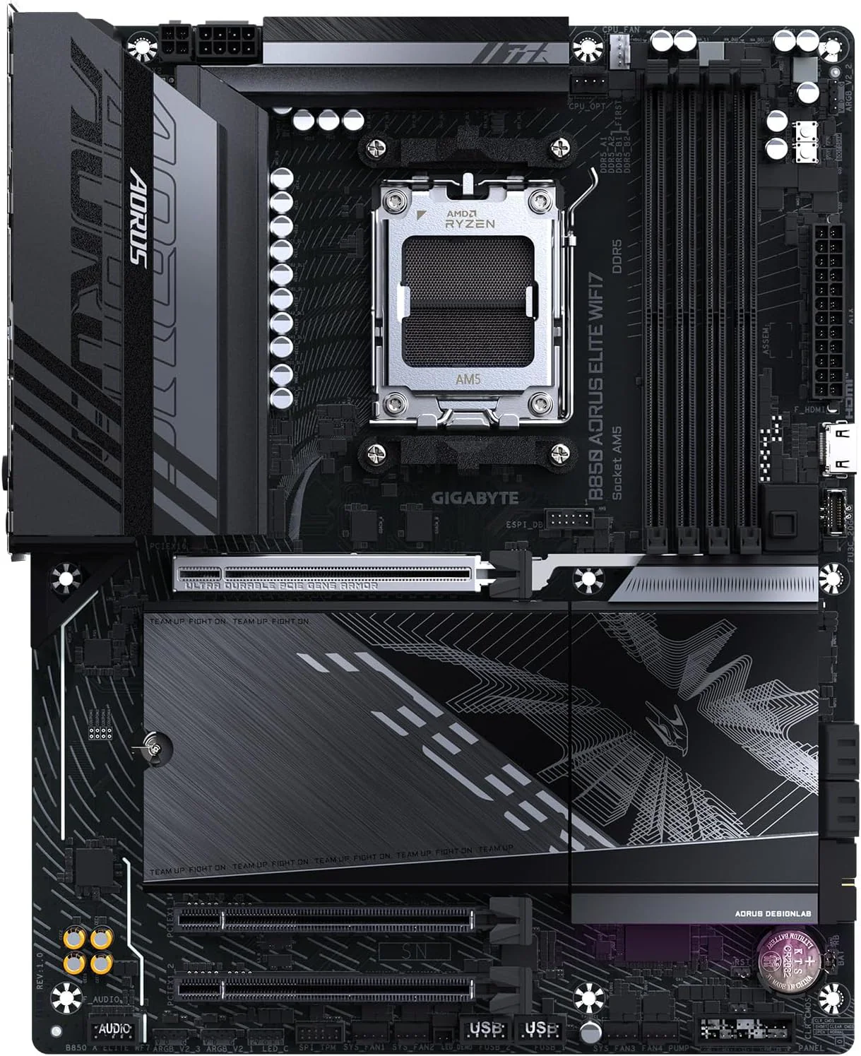 Gigabyte AMD B850 AORUS ELITE WIFI7 ATX Motherboard - Image 2