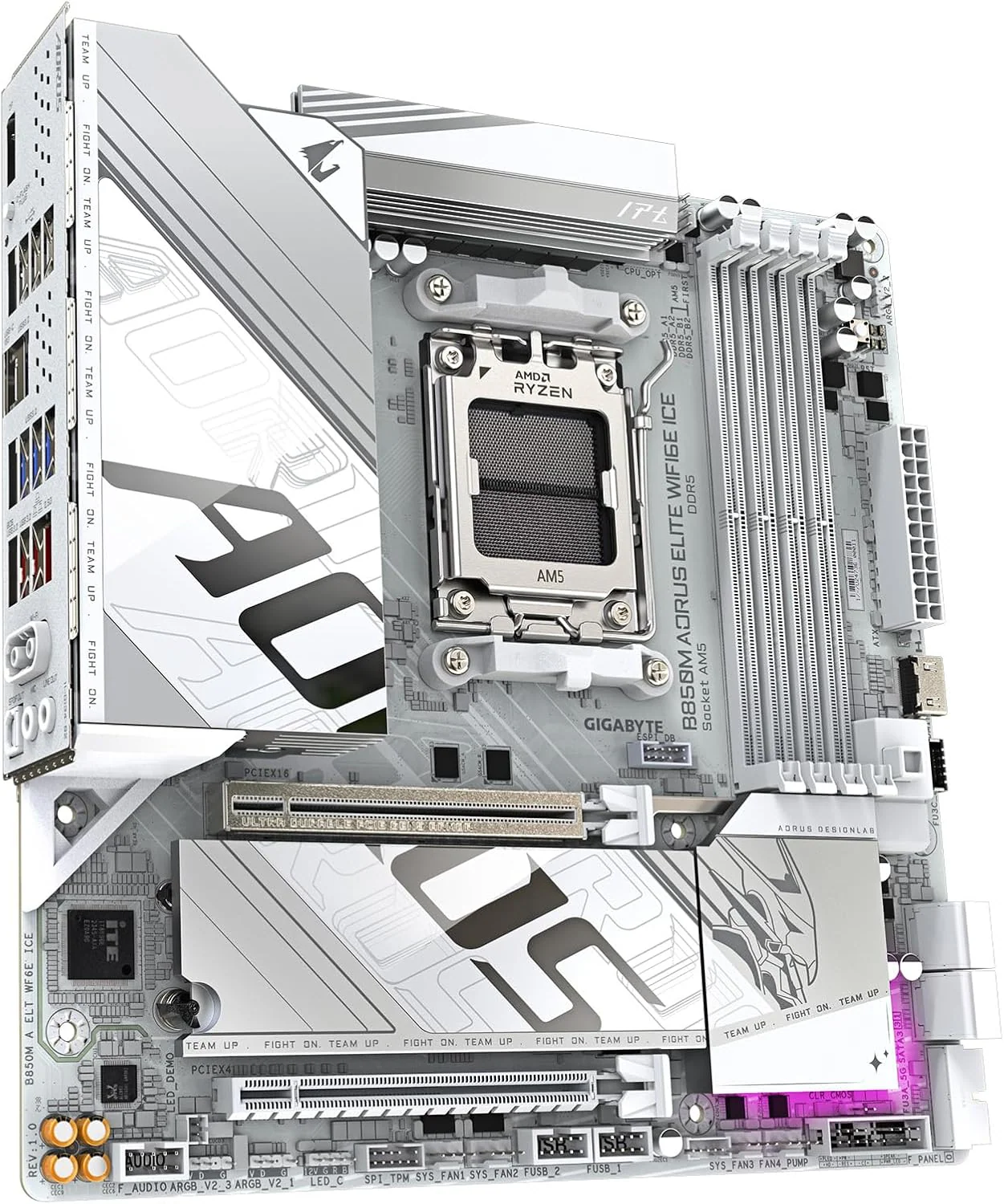 Gigabyte AMD B850M AORUS ELITE WIFI-6E ICE MATX Motherboard - Image 2