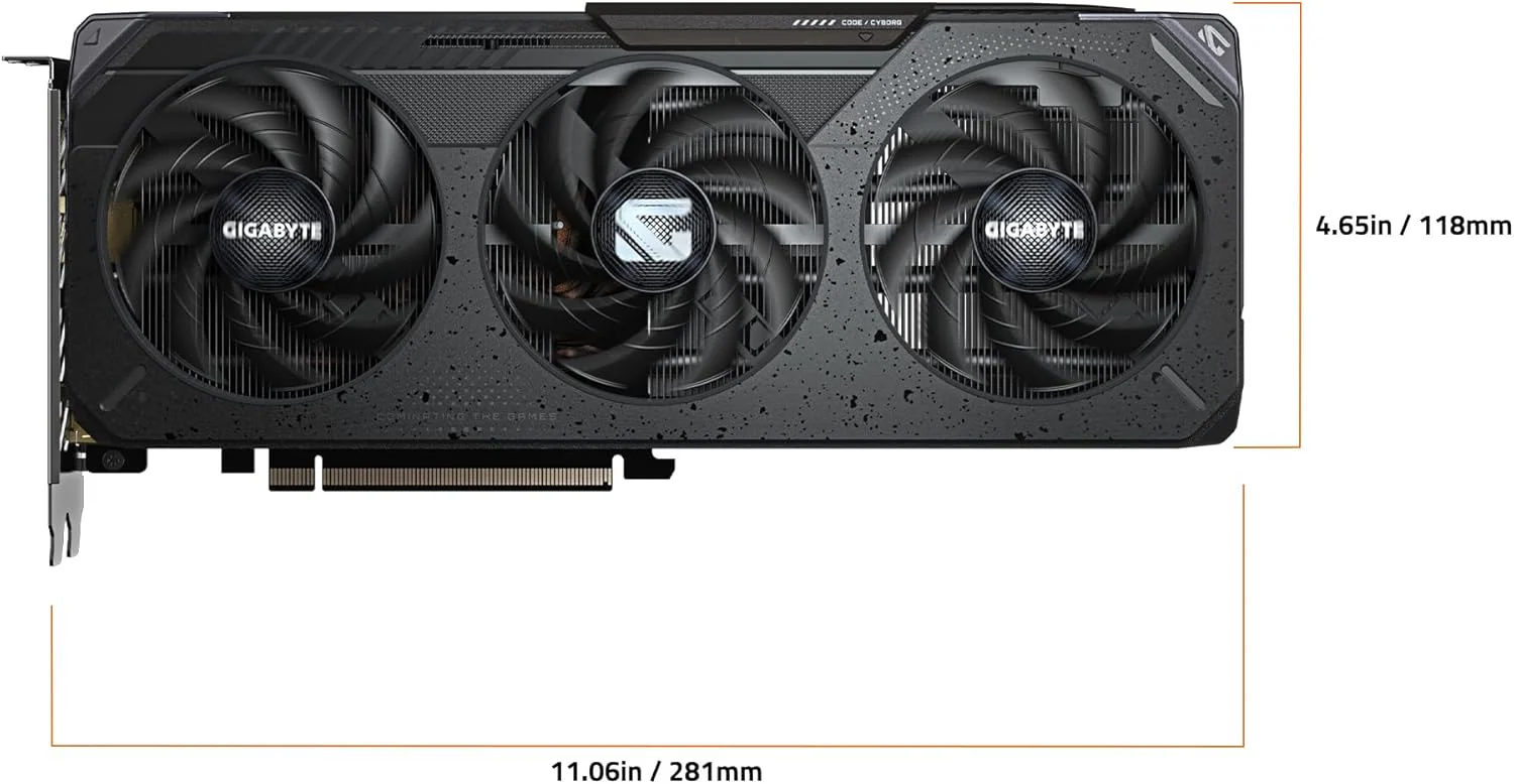 Gigabyte AMD Radeon RX 9060 XT 16GB GAMING OC Graphics Card - Image 4