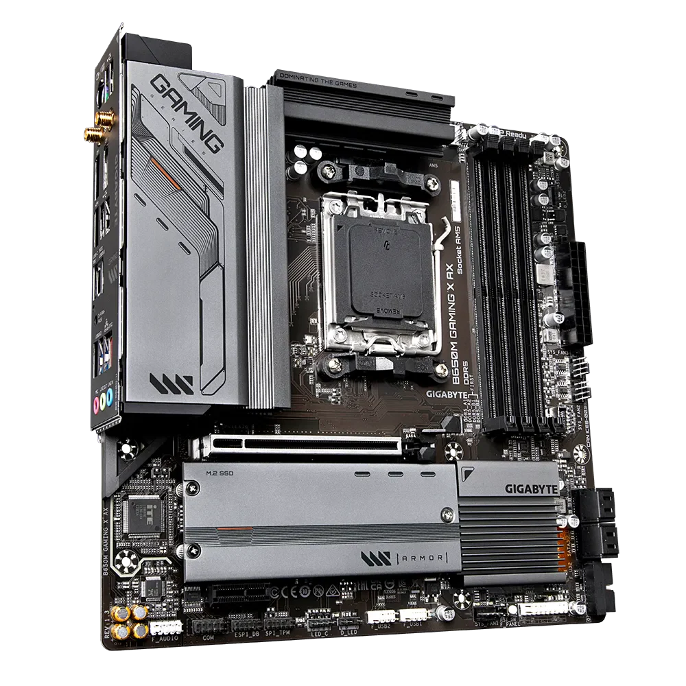 Gigabyte B650M GAMING X AX - WIFI AMD Ryzen 7000 Series Motherboard - Image 2