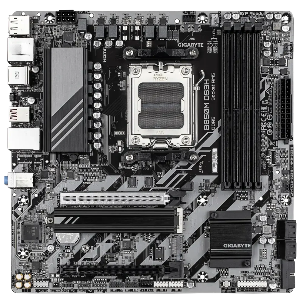 GIGABYTE B850M DS3H DDR5 GAMING MOTHERBOARD - Image 3