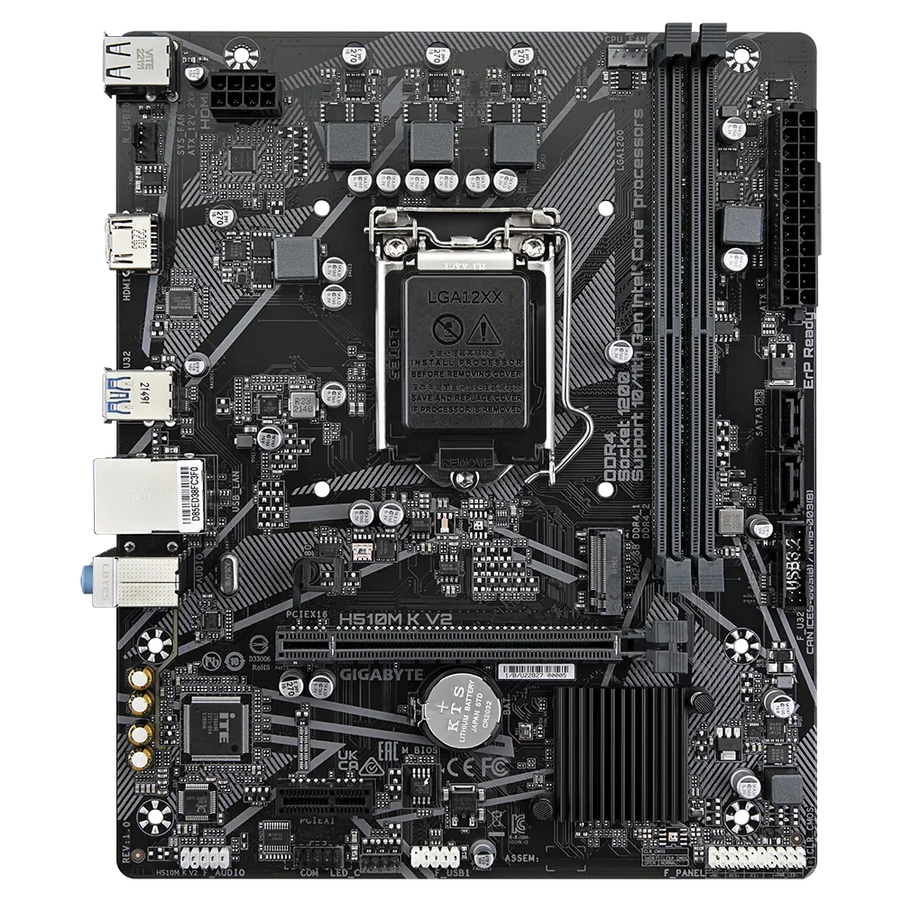 Gigabyte H510M K V2 10th & 11th GEN CPUs - Image 2