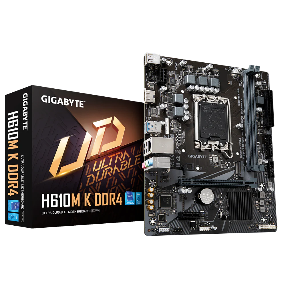 GIGABYTE H610M K DDR4 (rev. 1.0) MOTHERBOARD