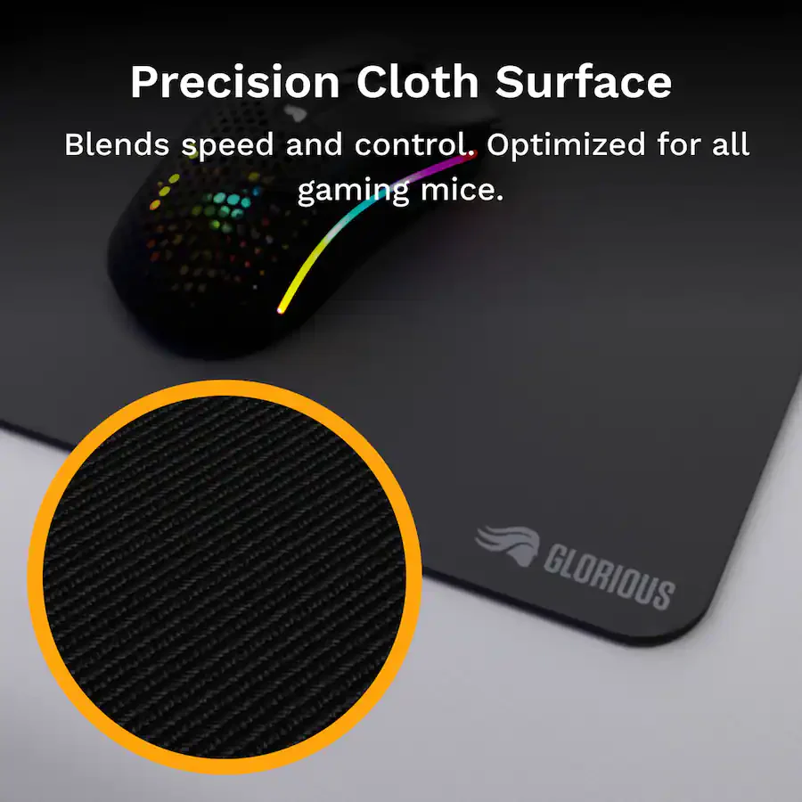 Glorious Edgeless XXL Mouse Pad (460mm x 915mm) - Black - Image 8