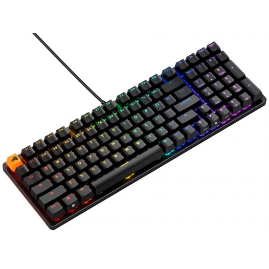 Glorious GMMK2 Full Size 96% Pre-Built Wired RGB Mechanical Gaming Keyboard (Arabic Layout) - Black - Image 2
