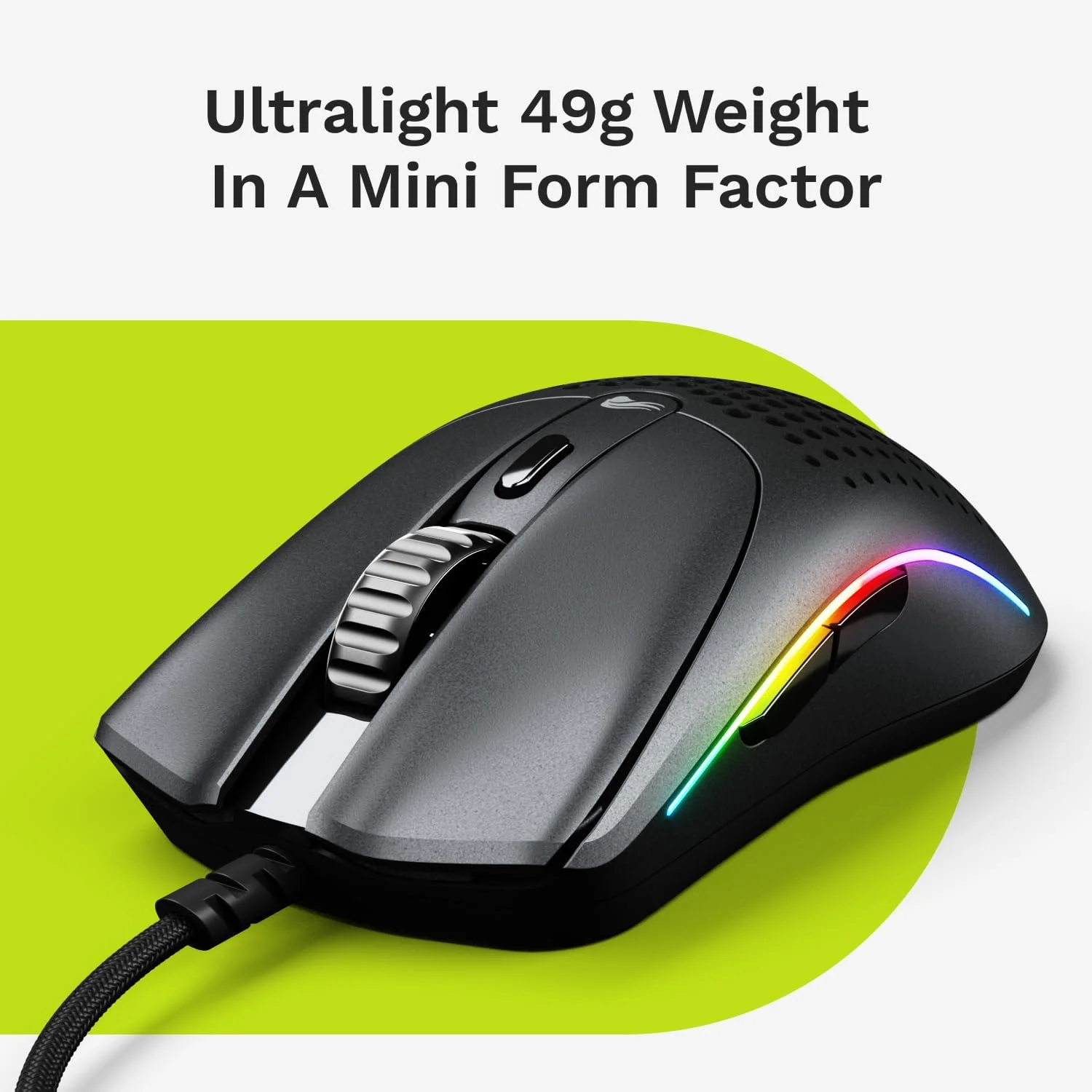 Glorious Model O 2 Mini Wired Gaming Mouse - Matte Black - Image 3