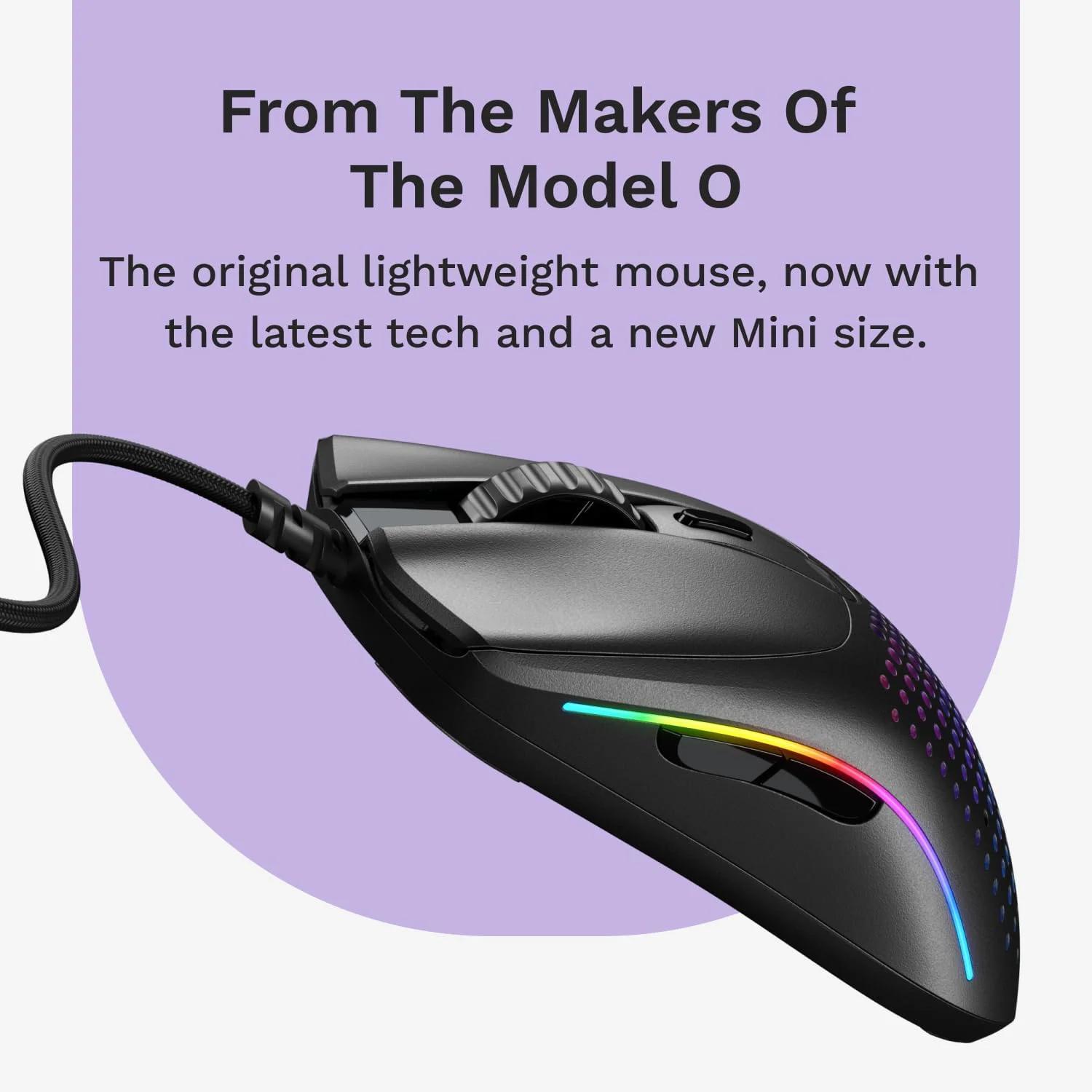 Glorious Model O 2 Mini Wired Gaming Mouse - Matte Black - Image 4