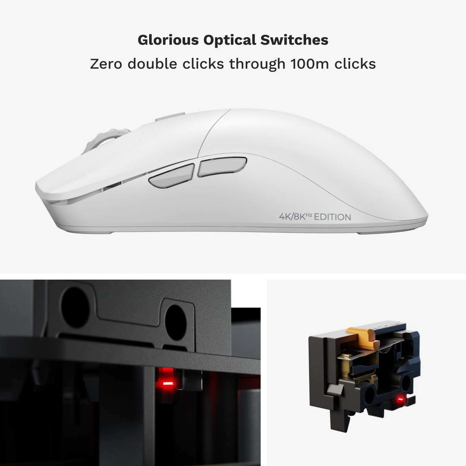 Glorious Model O 2 PRO Wireless - 4K/8K Polling - White - Image 5