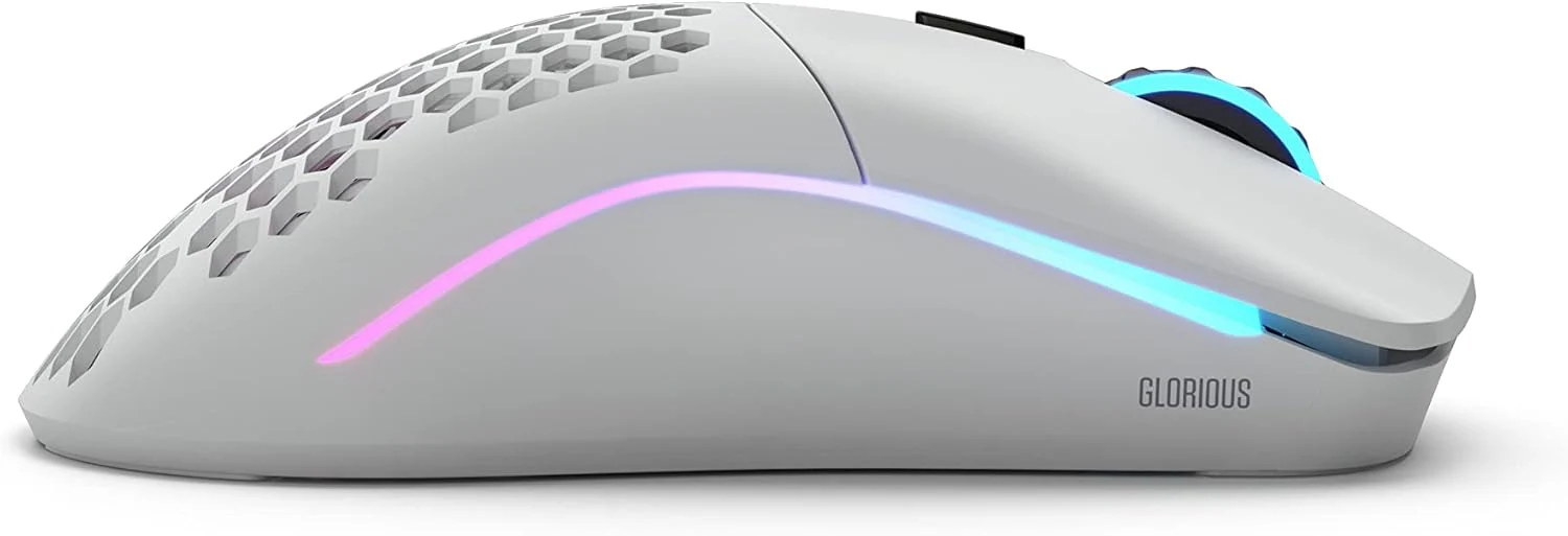 Glorious Model O Wireless RGB Gaming Mouse - Matte White - Image 3