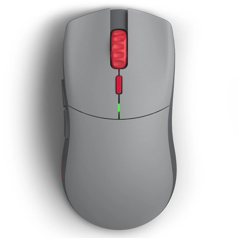 Glorious Series One PRO Wireless Mouse - Centauri - Grey&Red - Forge