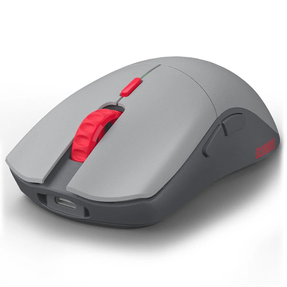 Glorious Series One PRO Wireless Mouse - Centauri - Grey&Red - Forge - Image 2