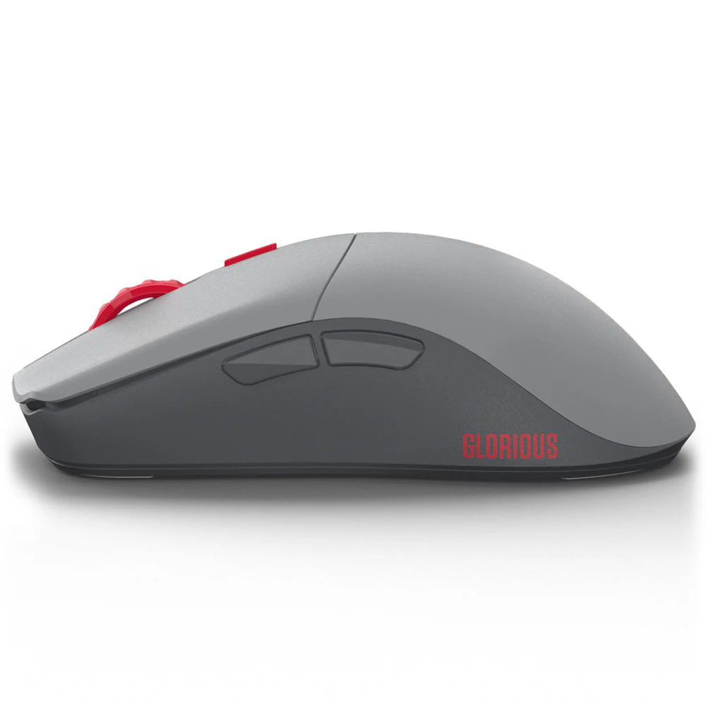 Glorious Series One PRO Wireless Mouse - Centauri - Grey&Red - Forge - Image 3