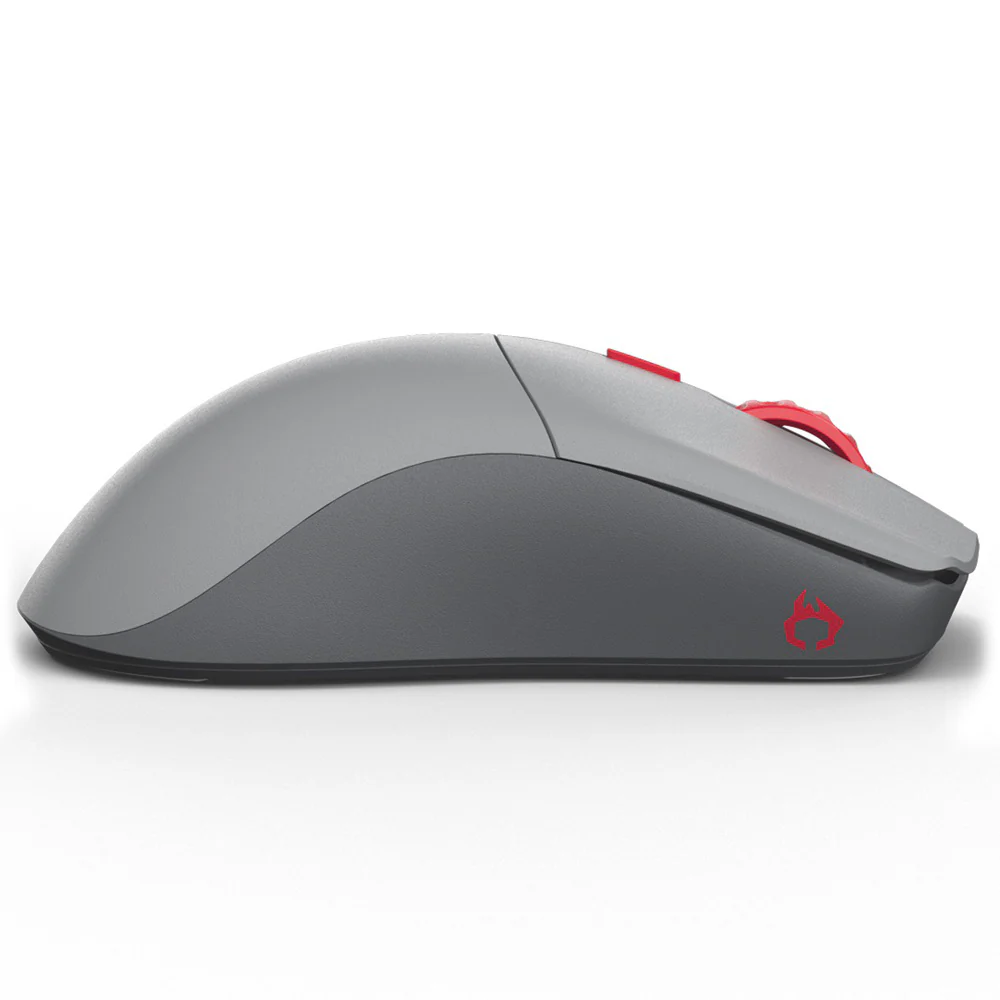 Glorious Series One PRO Wireless Mouse - Centauri - Grey&Red - Forge - Image 4
