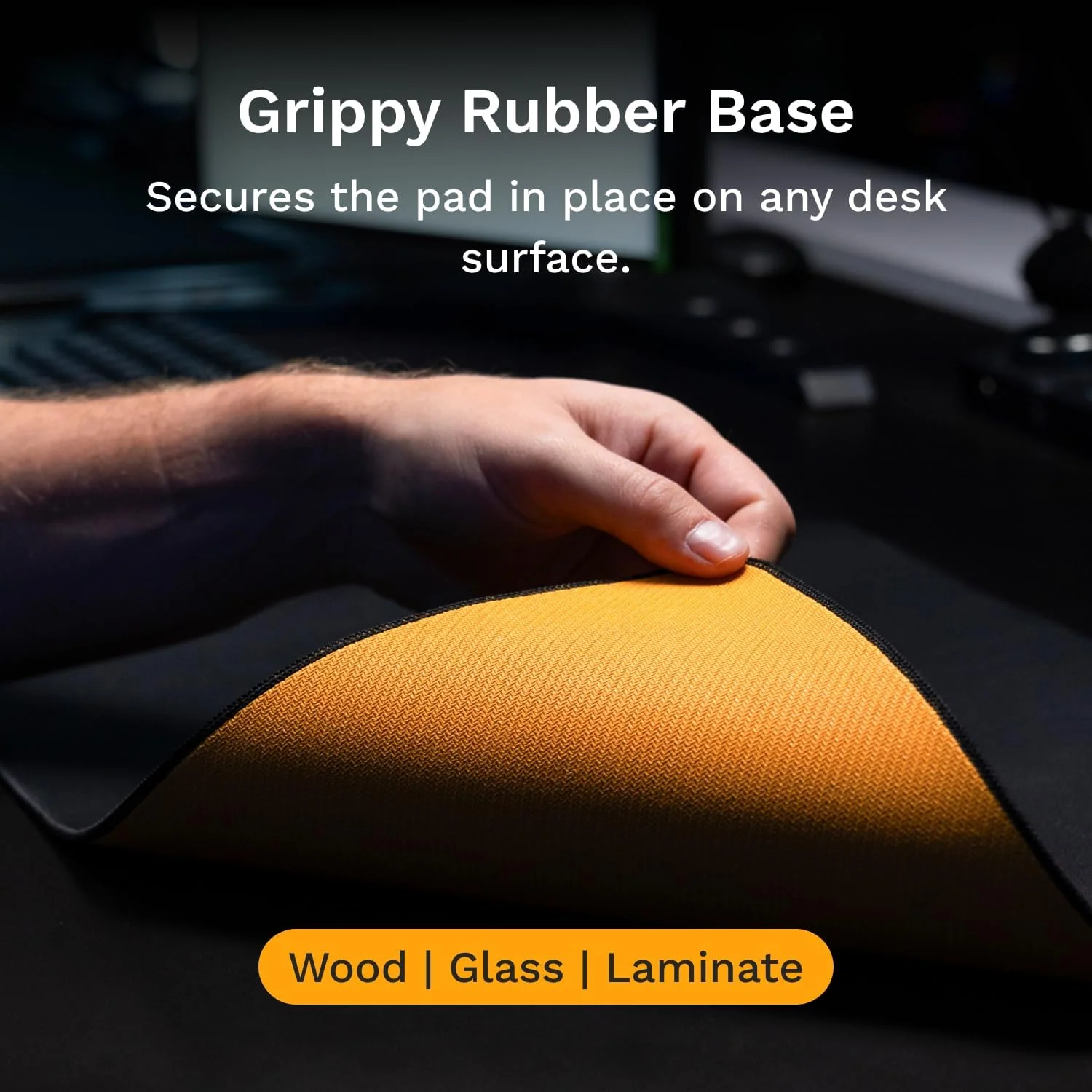 Glorious Stitched XXL Mouse Pad (460mm x 915mm) - Black - Image 2
