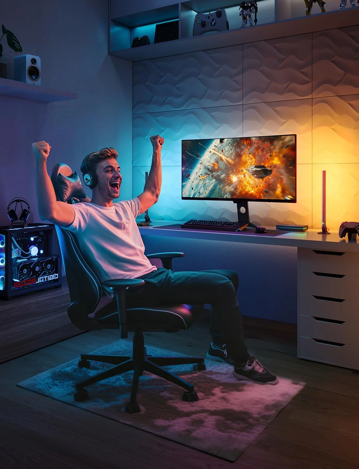 Govee HDMI 2.1 Sync Box Kit 2, Includes AI Sync Box, Light Bars, and Monitor Backlight - Image 8
