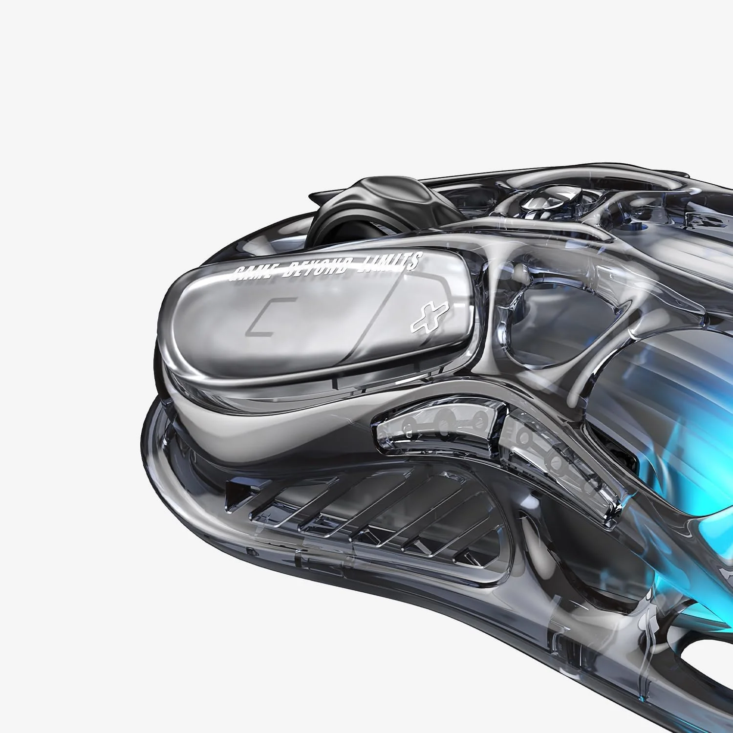 GravaStar Mercury M2 Wireless Gaming Mouse - Transparent Black - Image 2