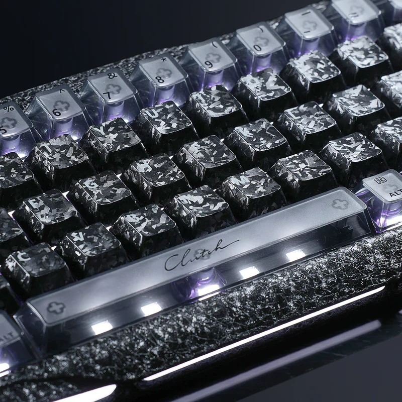 GravaStar Mercury V60 Pro 60% Hall Effect Magnetic Switch Gaming Keyboard - Cyber Frost Black - Image 5