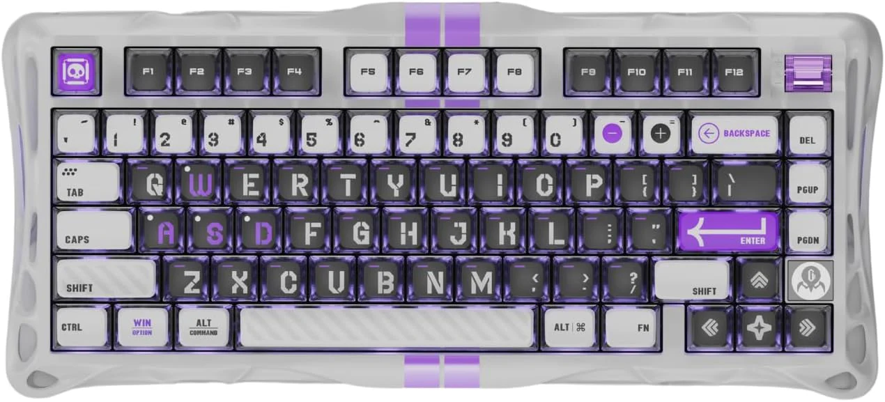 GravaStar Mercury V75 75% Hall Effect Magnetic switch Gaming Keyboard - Mecha Gray - Image 2