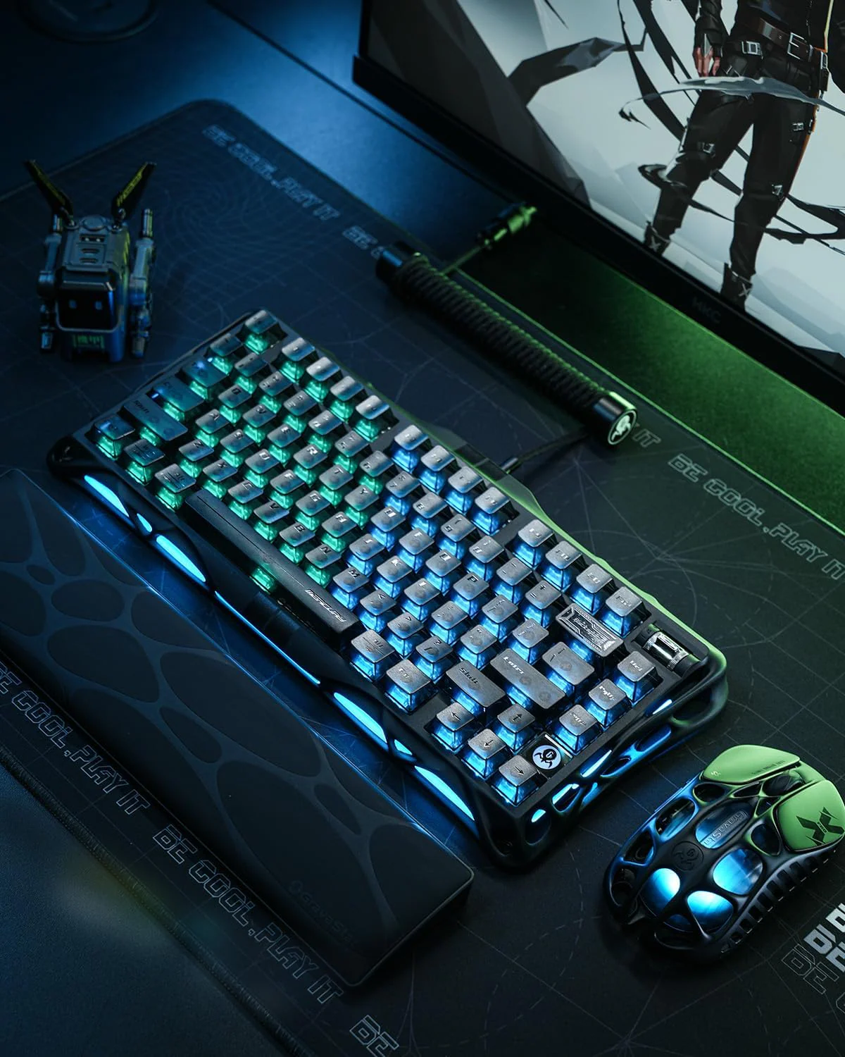 GravaStar Mercury V75 75% Hall Effect Magnetic switch Gaming Keyboard - Stealth Black - Image 2