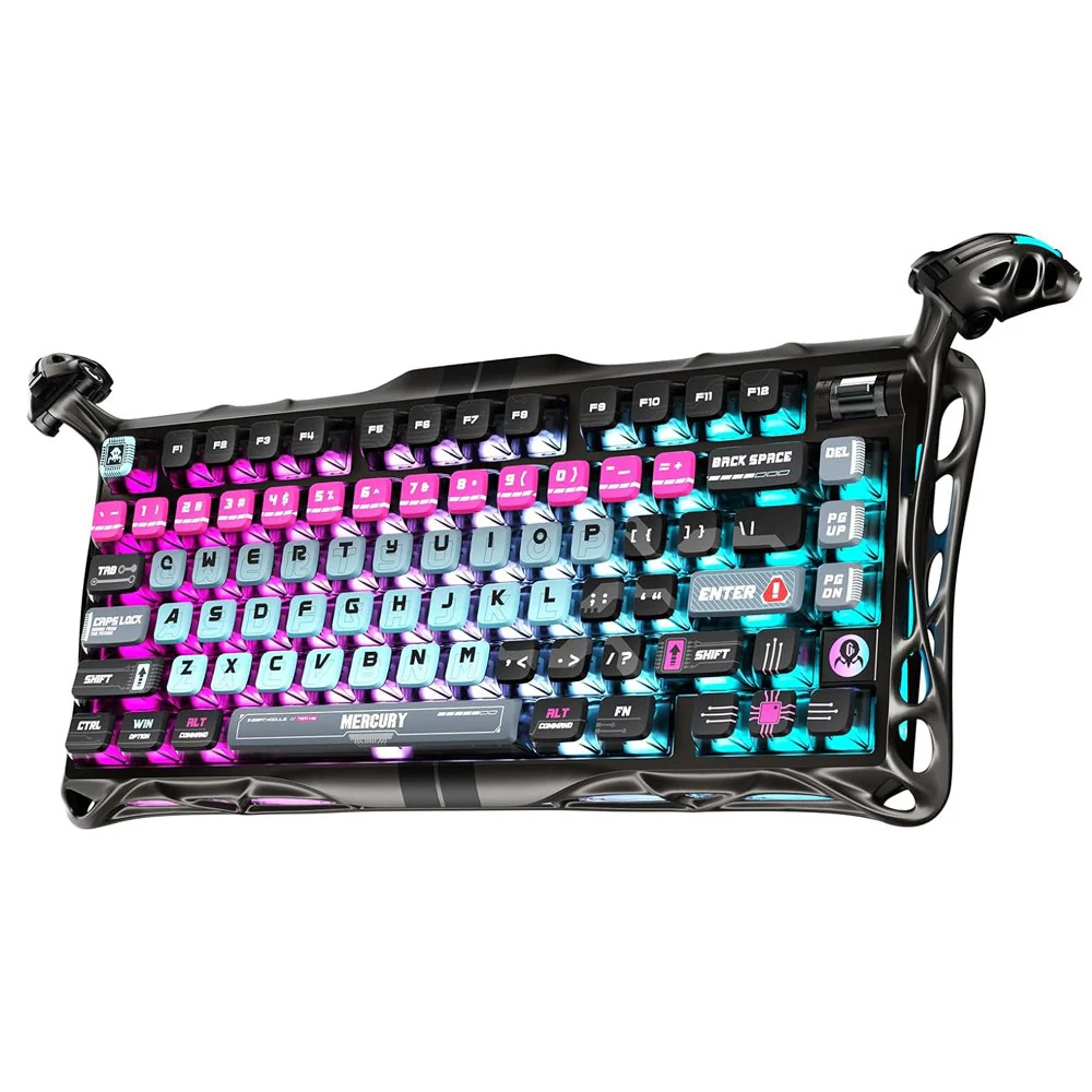 GravaStar Mercury V75 Pro 75% Hall Effect Magnetic switch Gaming Keyboard - Cyberpunk - Image 2