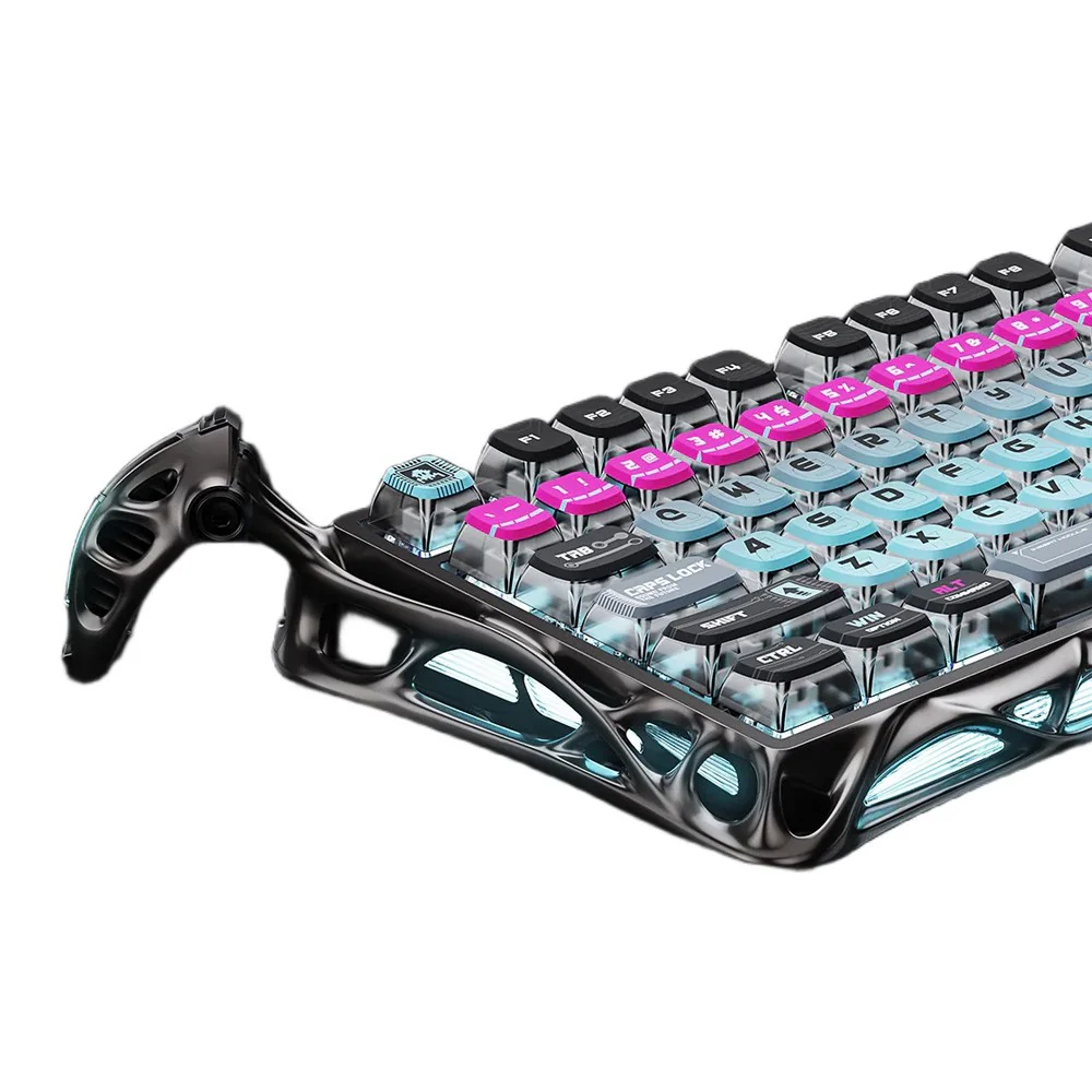 GravaStar Mercury V75 Pro 75% Hall Effect Magnetic switch Gaming Keyboard - Cyberpunk - Image 4