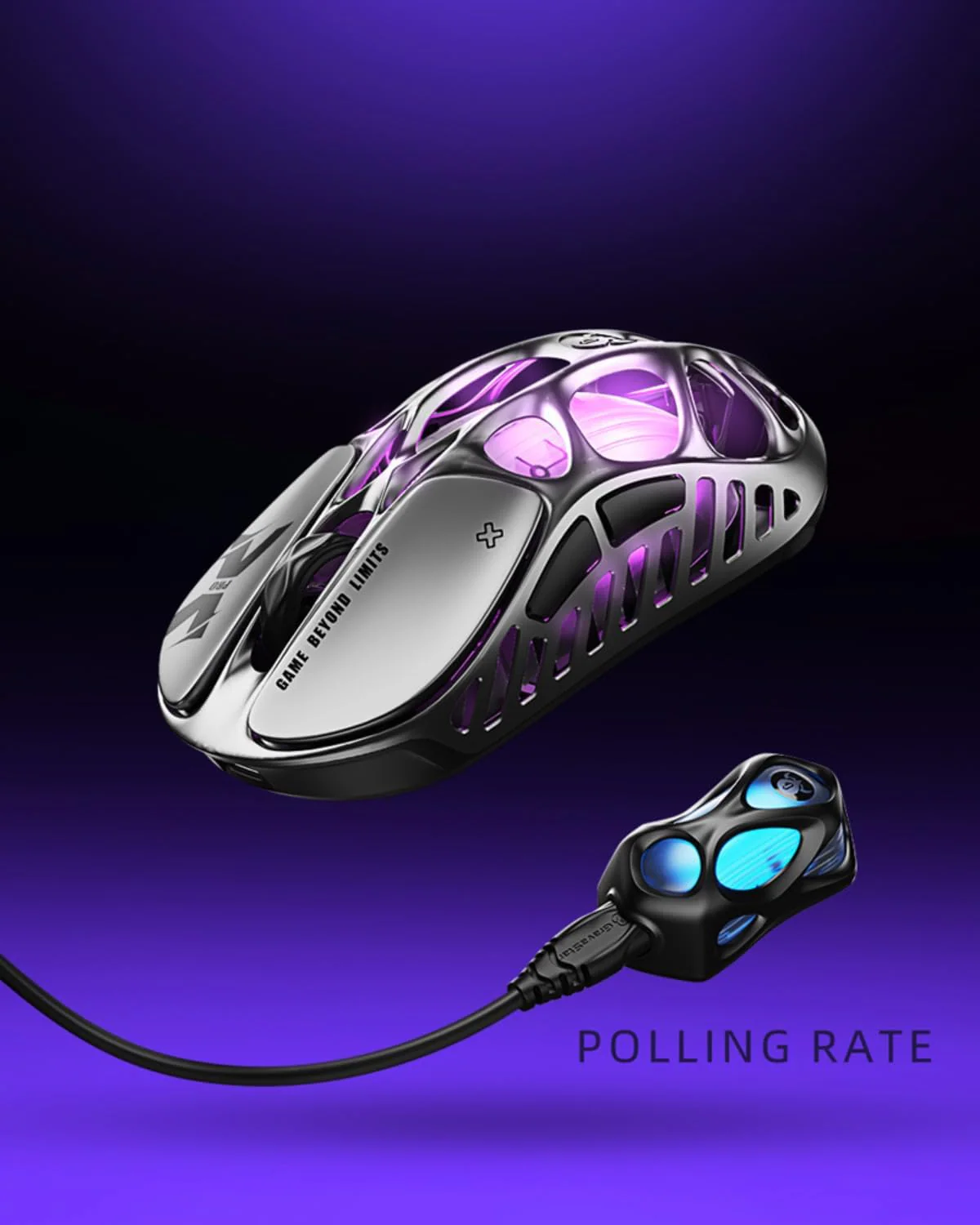GravaStar Mercury X Pro Wireless Gaming Mouse - Galaxy Black - Image 5