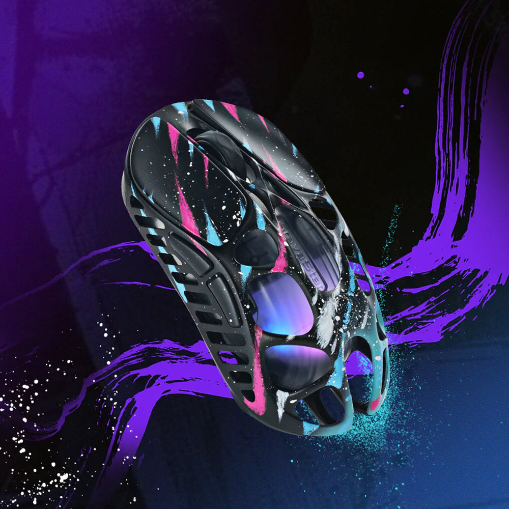 GravaStar Mercury X Pro Wireless Gaming Mouse With 8K Dongle Special Edition-Neon Graffiti - Image 4
