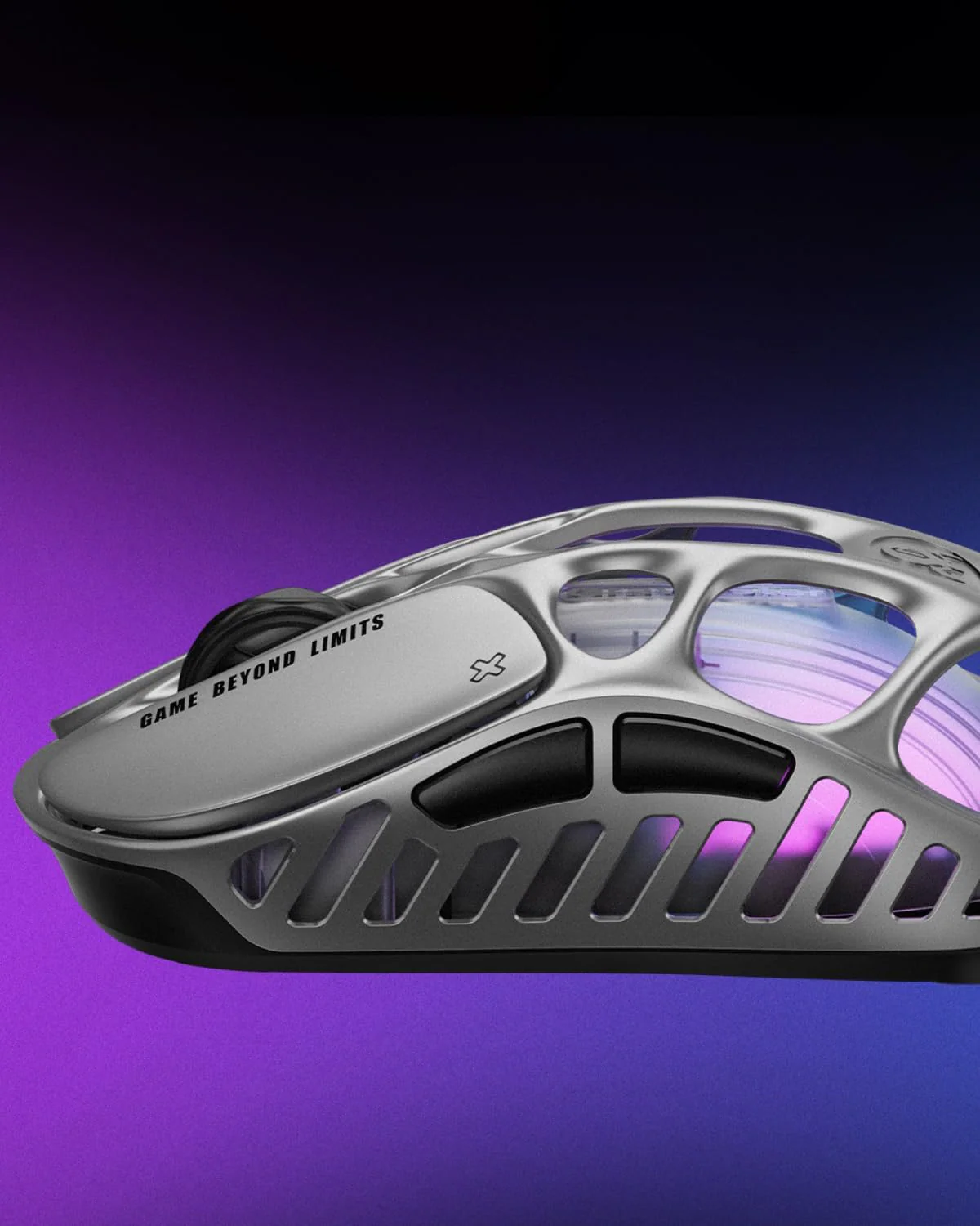 GravaStar Mercury X Wireless Gaming Mouse - Interstellar Silver - Image 2