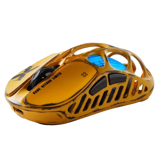 GravaStar Mercury X Wireless Gaming Mouse Special Edition - Battle Worn Yellow - Image 2