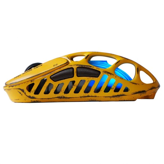 GravaStar Mercury X Wireless Gaming Mouse Special Edition - Battle Worn Yellow - Image 5