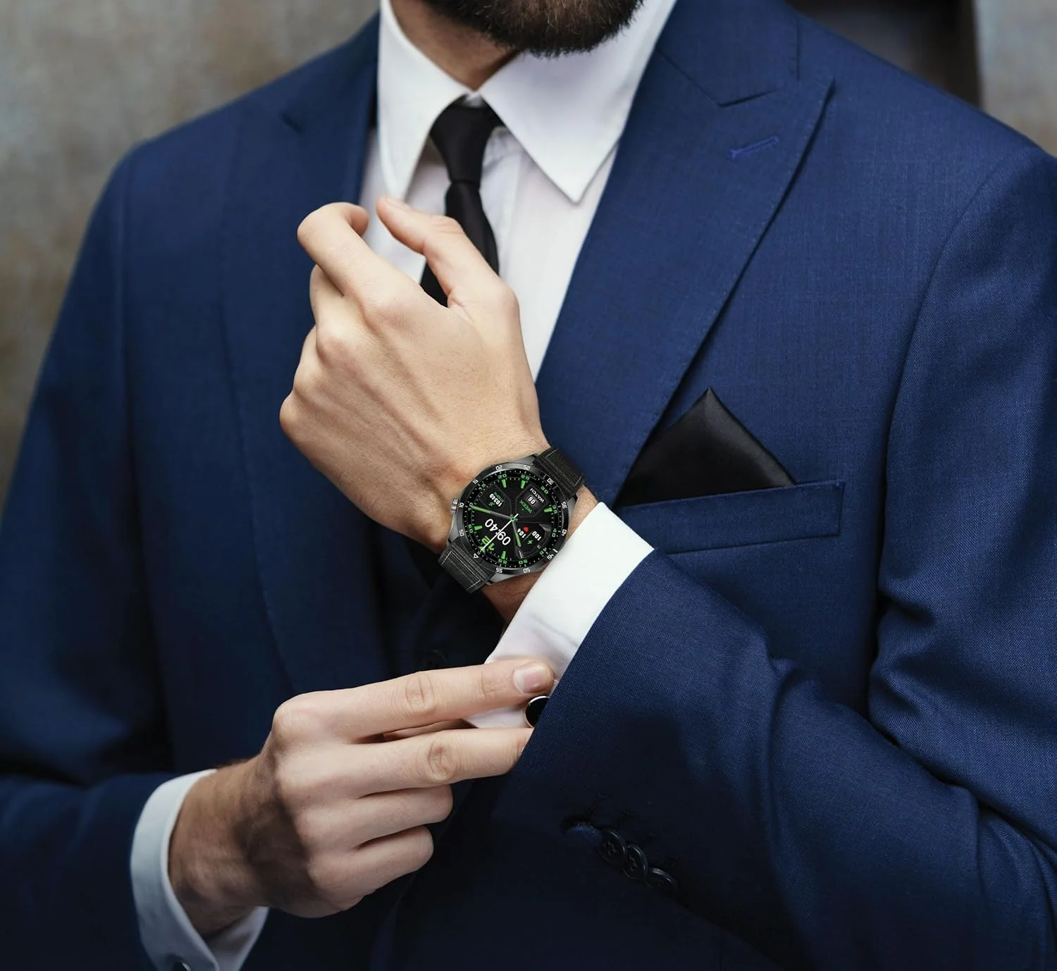 Green Lion Signature Pro Smart Watch Black - Image 3