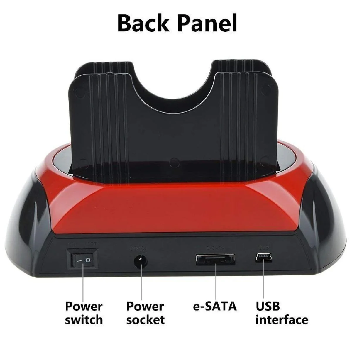 HAING HI-0575-U2H Multi-Functional USB 2.0 2.5\3.5 HDD Docking 480 BPS - Image 3