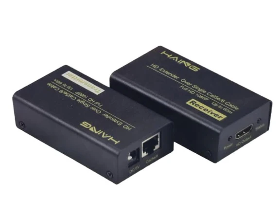 HAING (HI-0600-HDE) HDMI / RJ45 EXTENDER TRANSMITTER 60M - Image 2